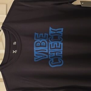 XERSION BRAND BOYS BLACK "VIBE CHECK" SHORT SLEEVE TEE SHIRT SIZE XL 18/20